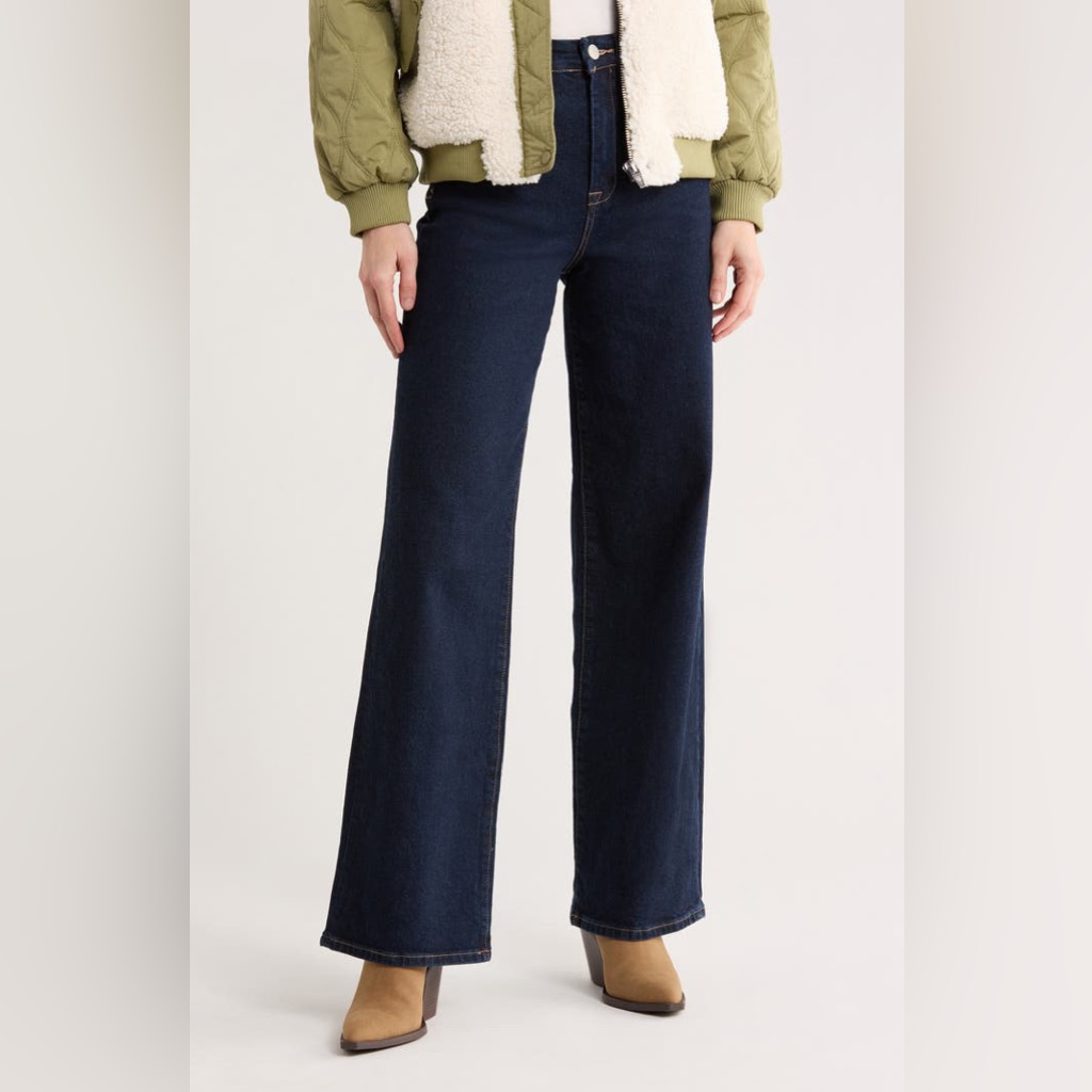 Blanknyc Franklin Wide Leg Women’s Jeans Nightbreak Size 25